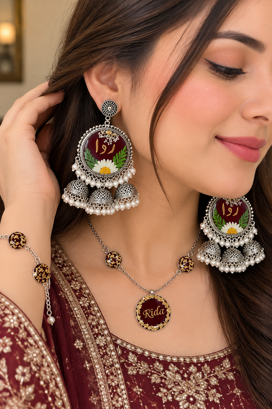 Jhumkay Resin Full Set